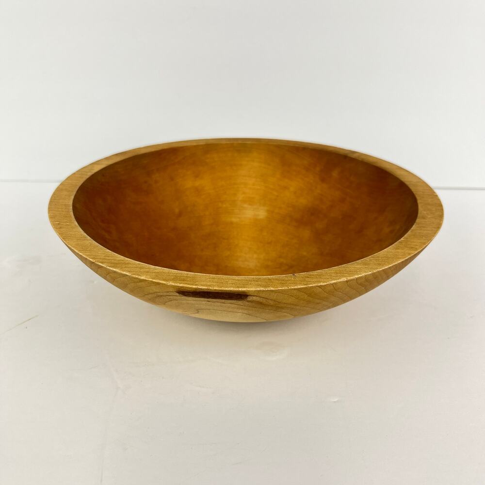 Weston Bowl Mills Maple Hand Turned Wooden Cereal Bowl